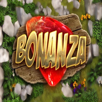 Bonanza slot logo by Big Time Gaming at Vibebet CasinoBonanza