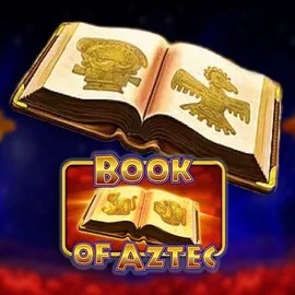 Logo of Book of Aztec from Amatic Industries at Vibebet Casino