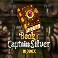 Book of Captain Silver slot logo by All41 Studios at Vibebet CasinoBook of Captain Silver