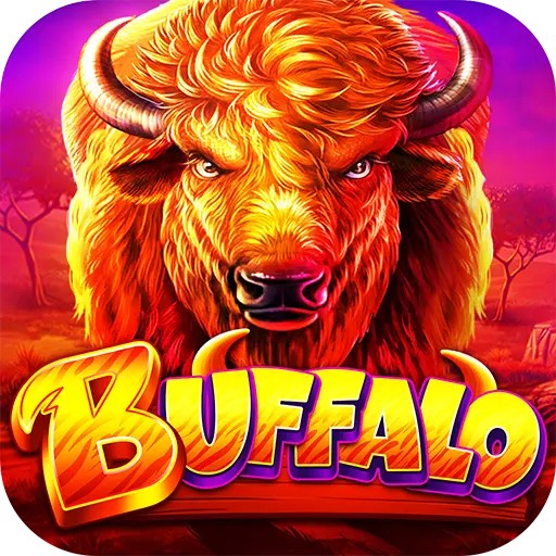 Logo of Buffalo Slots from Aristocrat Gaming at Vibebet Casino