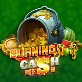 Burning Slots Cash Mesh slot logo by BF Games at Vibebet CasinoBurning Slots Cash Mesh