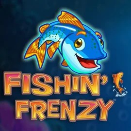Fishin Frenzy slot logo by Blueprint Gaming at Vibebet CasinoFishin Frenzy