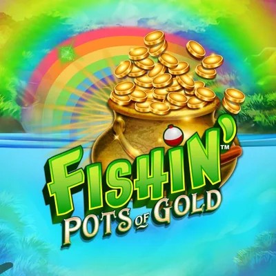 Fishin Pots Of Gold online game logo by Gameburger Studios on vibebet-fr.fr