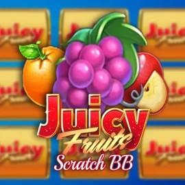 Juicy Fruits Scratch BB slot logo by Barbara Bang at Vibebet CasinoJuicy Fruits Scratch BB