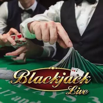 Live Blackjack slot icon by Evolution, available at Vibebet Casino