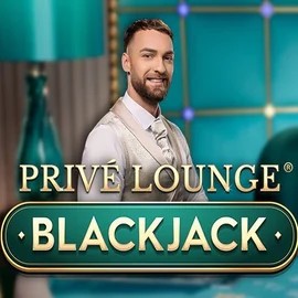 Privé Lounge Blackjack slot logo by Pragmatic Play at Vibebet Casino